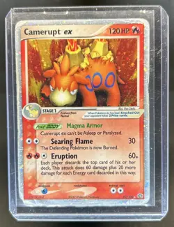 2005 Pokemon EX Emerald Camerupt Holo #92/106 - Image 1