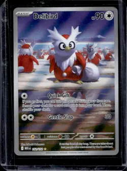 2025 Pokemon Mega Evolution Delibird Illustration Rare #152/132 - Image 1
