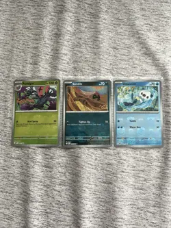 Pokemon TCG White Flare/Black Bolt Master Ball Lot Oshawott/Sandile/Accelgor NM - Image 1