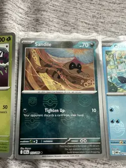 Pokemon TCG White Flare/Black Bolt Master Ball Lot Oshawott/Sandile/Accelgor NM - Image 3