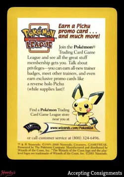 2001 Pokemon Wizards of the Coast Black Star Promo Movie 2001 #34 Entei HOLO - Image 4