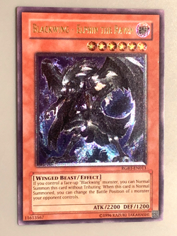 yugioh Blackwing - Elphin the Raven RGBT-EN013 Ultimate Unl Edition near mint - Image 1