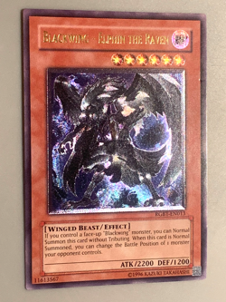 yugioh Blackwing - Elphin the Raven RGBT-EN013 Ultimate Unl Edition near mint - Image 2