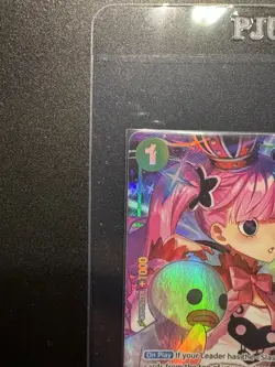Bandai Perona OP12-034 Legacy of the Master Super Rare Alt Art Foil Character - Image 3