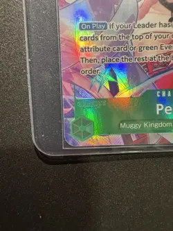 Bandai Perona OP12-034 Legacy of the Master Super Rare Alt Art Foil Character - Image 4