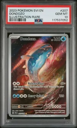 Dondozo 207/198 Sv01: Scarlet & Violet Base Set Holo Pokemon PSA 10 GEM MINT - Image 1