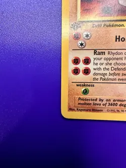 RHYDON #45/64 JUNGLE 1ST EDITION 1999 POKEMON TCG - Image 5