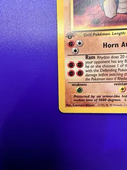 RHYDON #45/64 JUNGLE 1ST EDITION 1999 POKEMON TCG - Image 5
