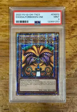 Exodia the Forbidden One TN23-EN002 Yugioh (Quarter Century Secret Rare) PSA 9 - Image 1