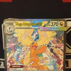 Mega Dragonite EX Full Art Holo 370 HP Pokemon TCG Card 290/217 - Image 2