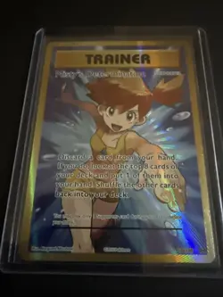 Pokemon TCG Trainer Misty's Determination Full Art Holo Card 108/108 Evolutions - Image 1