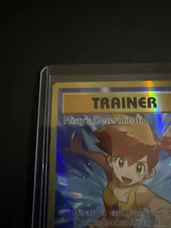 Pokemon TCG Trainer Misty's Determination Full Art Holo Card 108/108 Evolutions - Image 2