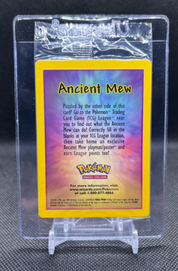 Pokemon TCG Ancient Mew Promo Card 2000 Movie Factory Sealed - Print Line - Image 2