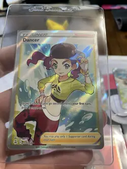 Pokemon TCG Trainer Supporter Full Art Holo Mustard, Dancer, Bruno Card Lot - Image 4