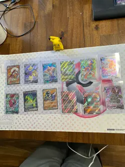 Pokemon TCG Holo Lycanroc EX, Aegislash V, Conkeldurr V, Koraidon EX Card Lot - Image 1
