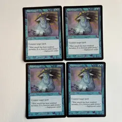 Vintage Magic the Gathering Lot 4 1999 Mercadian Masques Counterspell 69/350 MTG - Image 1