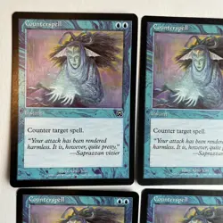 Vintage Magic the Gathering Lot 4 1999 Mercadian Masques Counterspell 69/350 MTG - Image 2