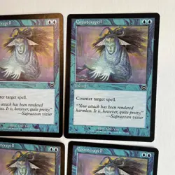 Vintage Magic the Gathering Lot 4 1999 Mercadian Masques Counterspell 69/350 MTG - Image 3