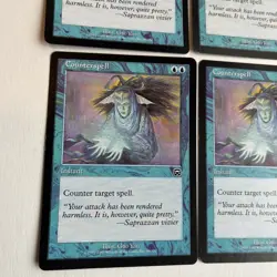 Vintage Magic the Gathering Lot 4 1999 Mercadian Masques Counterspell 69/350 MTG - Image 4