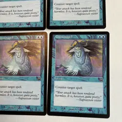 Vintage Magic the Gathering Lot 4 1999 Mercadian Masques Counterspell 69/350 MTG - Image 5