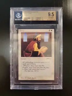 Piety Dark Arabian Nights BGS 9.5B MTG - Image 1