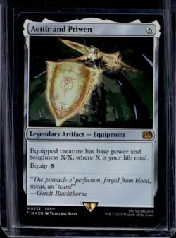 2025 Magic MTG Final Fantasy Aettir and Priwen Foil Rare #0253 - Image 1