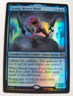 MTG Krang, Master Mind - Foil - NM/Unplayed - TMNT - Image 1