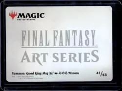 2025 Magic MTG Final Fantasy Summon: Good King Mog XII Art Series #41/53 - Image 2