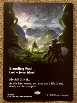 Breeding Pool (Borderless) Edge of Eternities Regular Magic The Gathering MTG - Image 1