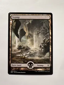 Swamp - FULL ART (#262) - MTG Battle for Zendikar - NM - Image 1