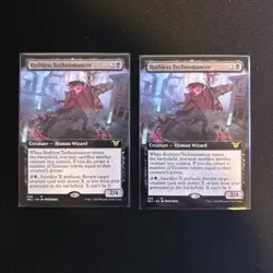 Ruthless Technomancer (Extended Art) Commander: Kamigawa: Neon Dynasty Regular - Image 1