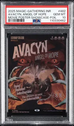 2025 MTG INNISTRAD REMASTERED #0482 AVACYN, ANGEL OF HOPE PSA 10 - Image 1
