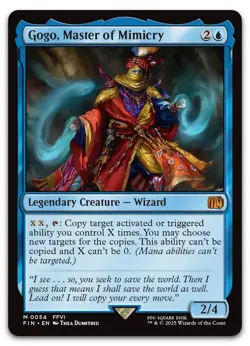 Gogo, Master of Mimicry #54 (NM) Final Fantasy FIN Magic MTG - Image 1