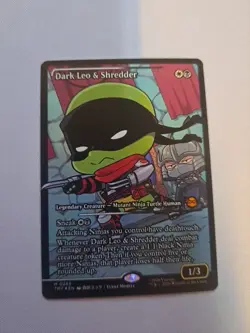 MTG: Dark Leo & Shredder (Foil) (LP): Teenage Mutant Ninja Turtles - Image 1