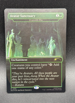 MTG Avatar Sanctuary (Crypolith Rite) R Secret Lair #2293 FOIL - Image 1