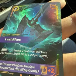 Last Rites [SFD - 150/221] - NM [Foil] TCG Riftbound - Image 2