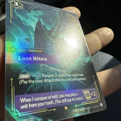 Last Rites [SFD - 150/221] - NM [Foil] TCG Riftbound - Image 3