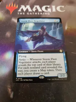 MTG. 2x Storm Fleet Negotiator. Extended Art. Lost Caverns Of Ixalan. Nm - Image 1