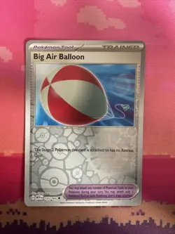 Pokemon Card Big Air Balloon Scarlet & Violet 151 Reverse Holo 155/165 Near Mint - Image 1