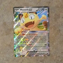 Pokemon Meowth EX Holo Card 062/088 170 HP Basic English TCG - Image 1