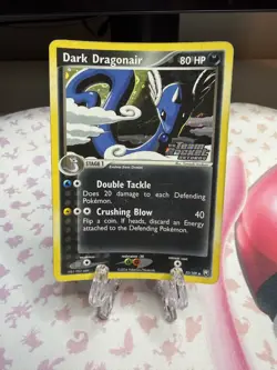 2004 EX Team Rocker Returns Dark Dragonair Stamped Reverse Holo 32/109 - Image 1