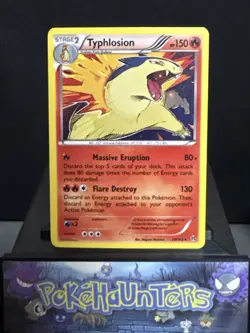 Pokemon Card Typhlosion 20/162 Xy Breakthrough Holo Light Play - Image 1