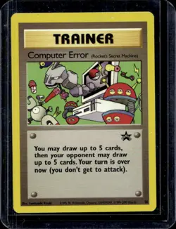 1999 Pokemon Wizards Black Star Promos Computer Error #16 - Image 1