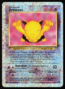 2002 Pokemon Legendary Collection Reverse Holo Foil /110 Drowzee #73 NM - Image 1