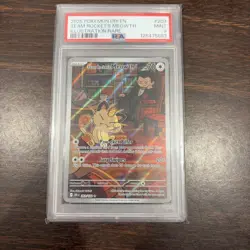 Pokemon Team Rocket's Meowth Destined Rivals Illustration Rare - Image 1