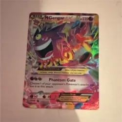 Pokemon M Gengar EX Full Art Ultra Rare Holo 220 HP XY Phantom Forces 35/119 - Image 1