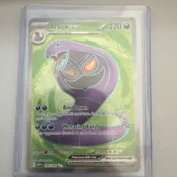 Arbok ex Full Art NM 185/165 Scarlet & Violet 151 Pokemon Card - Image 1