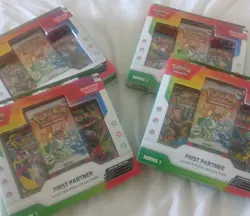 4X Pokemon TCG First Partner Illustration Collection Series 1 Unopened Sealed - Image 1