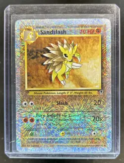 2002 Pokemon Legendary Collection Sandslash Reverse Holo #62/110 - Image 1
