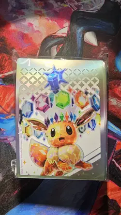 Prismatic Evolutions Sleeves (1 Pack Of 65) Pokemon TCG Eevee ETB Sleeves - Image 1